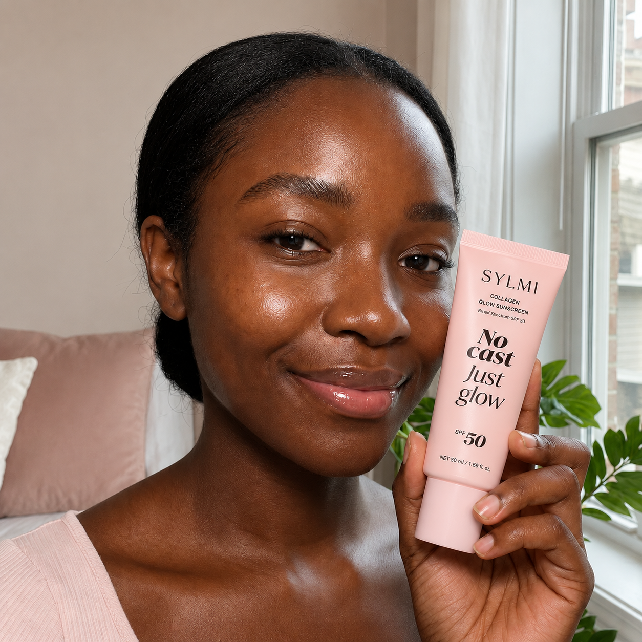 Crème Solaire Collagen Glow - Protection Large Spectre SPF 50