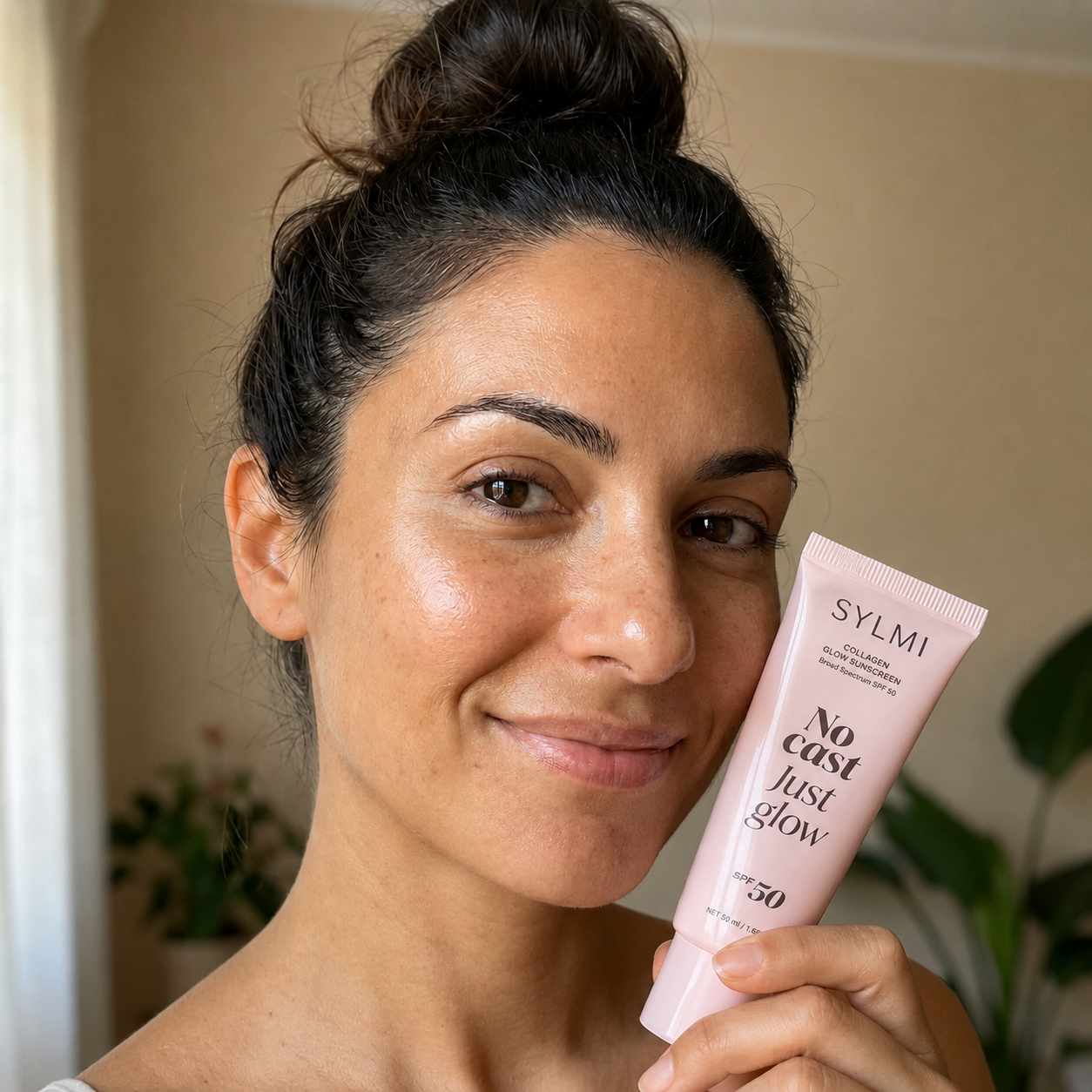Crème Solaire Collagen Glow - Protection Large Spectre SPF 50