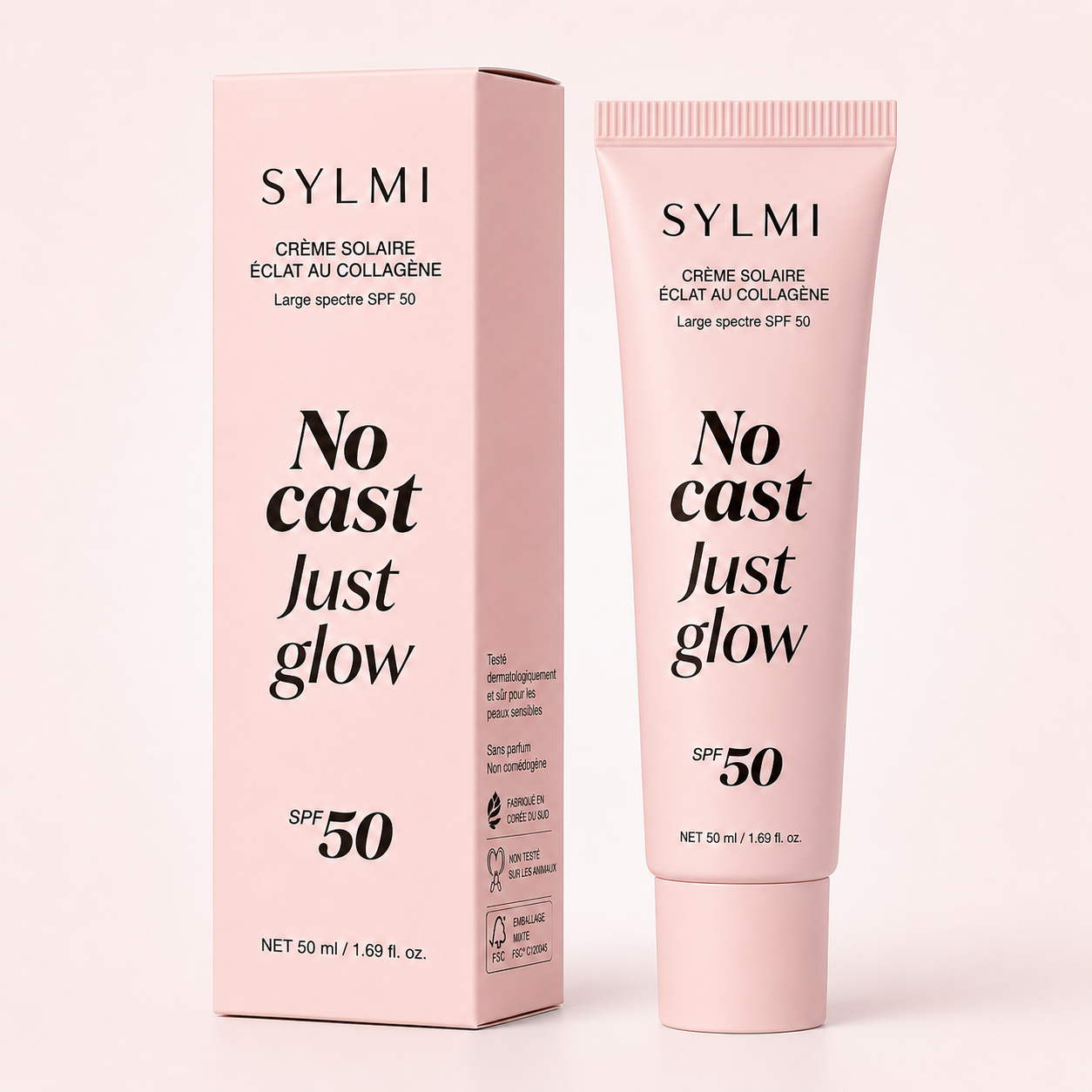 Crème Solaire Collagen Glow - Protection Large Spectre SPF 50